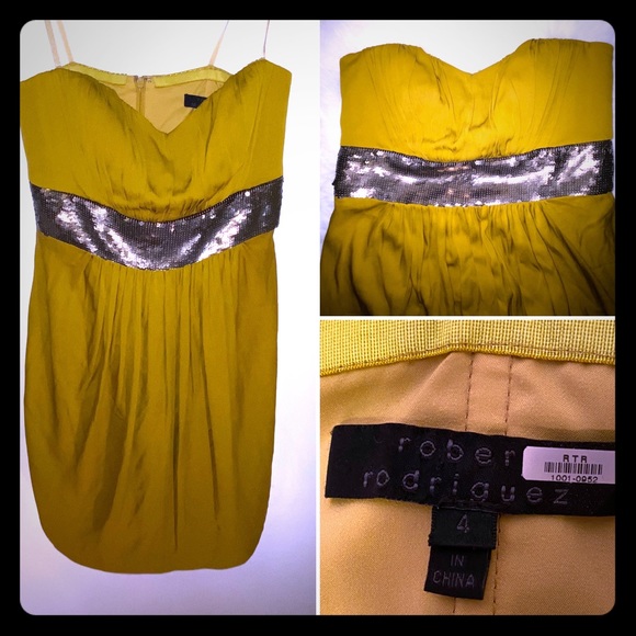 Strapless Cocktail Dress | Robert Rodriguez - Picture 1 of 5